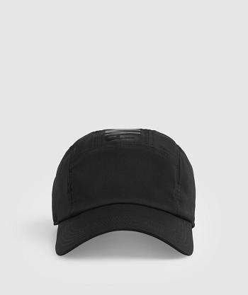 Gymshark Logo 5 Panel Cap Hatt Dam Svarta | SE 2085LIS